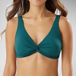 NWOT Tommy Bahama Pearl Underwire OTS Twist Front Top